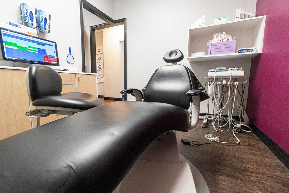 dental chair in our state of the art Watauga dental office.